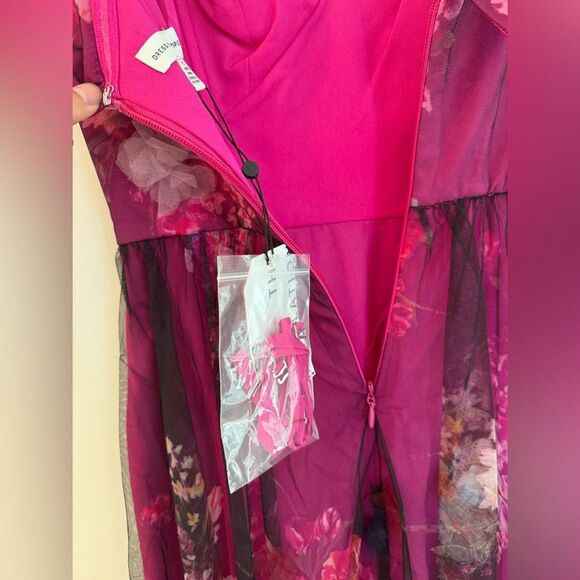 Dress the Population Aurea Floral Print Off the Shoulder Gown | retail $748 - Picture 14 of 16